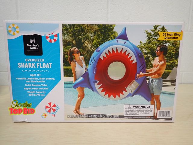 Lot 59-30333 - New Oversized Shark Float 56" Ring Diameter