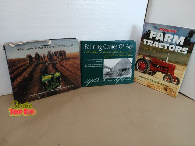 Lot 59-71014 - 3 tractor and farming Hardcover books all good condition