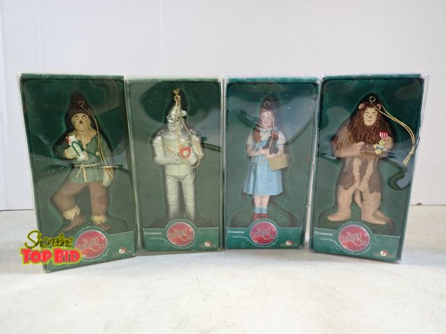 Lot 59-41628 - the Wizard Of OZ  ornaments set of 4