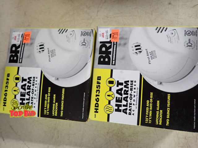 Lot 59-21220 - 2 Heat Alarms. Benefits YMCA Camp Pendalouan