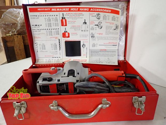 Lot 59-60045 - Milwaukee Hole Hawg with Metal Case