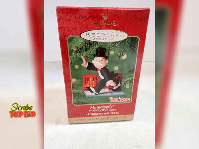 Lot 59-41702 - Hallmark keepsake Mr. Monopoly ornament