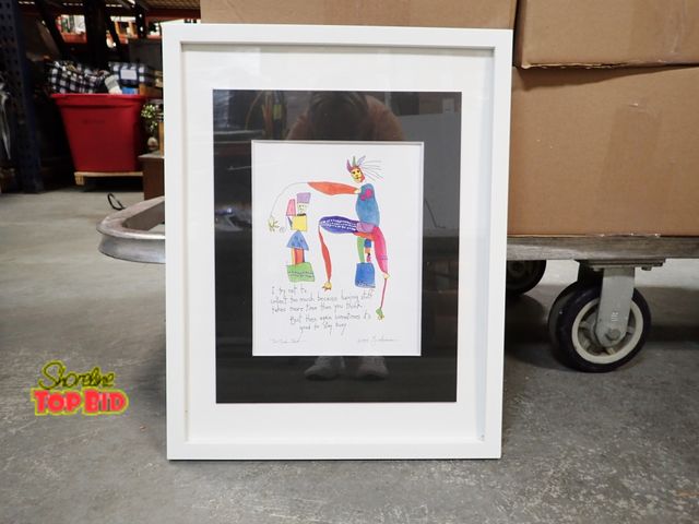 Lot 59-43163 - Brian Andreas Story People Framed 19" x 15"