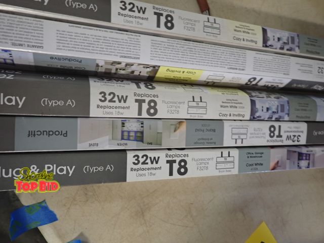 Lot 59-21194 - (5) 4' long T8 Replacement Fluorescent Lamps. Benefits YMCA Camp Pendalouan