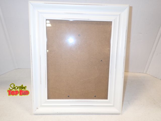 Lot 59-43393 - Large Shabby Chic White Frame 13 1/2" x 11 1/2"