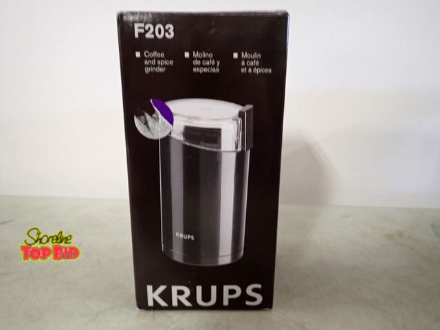 Lot 59-33392 - Krups F203 Grinder (Coffee, Nuts, Spices and Grains)