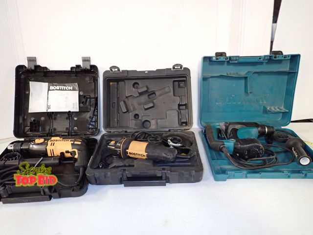 Lot 59-51017 - Makita and Bostitch Power Tools with Cases