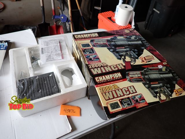Lot 59-43876 - Champion 2000 lb. Winch, New