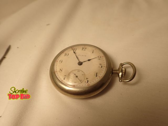 Lot 59-21167 - 17 Jewel Elgin No. 15257973 Pocket Watch, 1920s, Running Smooth Condition