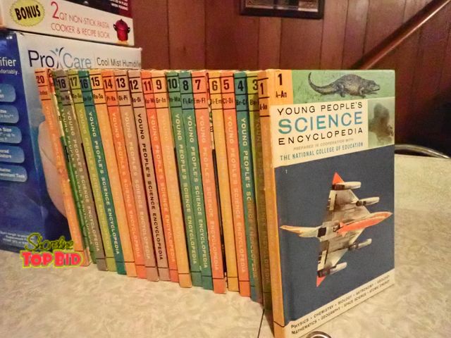 Lot 59-43149 - 1965, 1 through 20 Young Peoples Science Encyclopedia Books, Good Condition