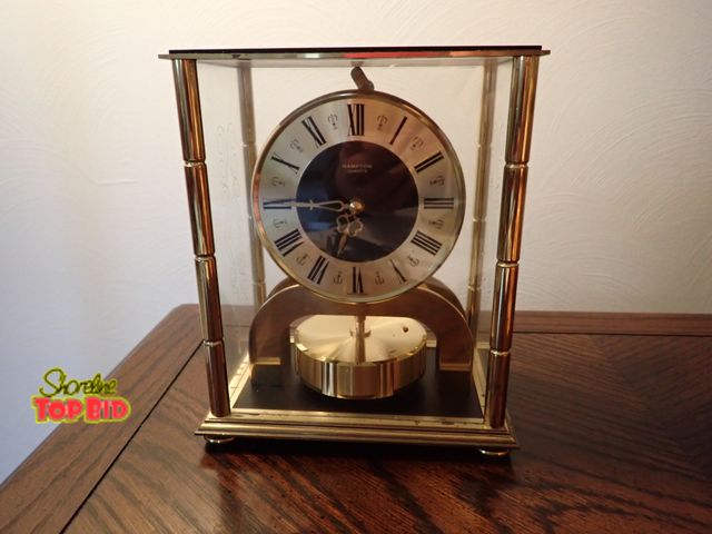 Lot 59-43082 - Vintage Hampton Quartz Art Deco Style Decorative Clock