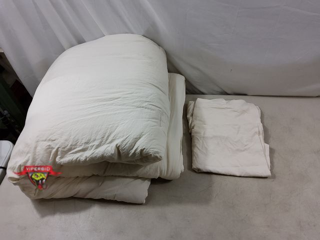 Lot 7-133252 - 90" X 90" Comforter with (2) Euro shams.