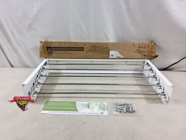 Lot 7-134172 - 23-1/2" Wall mounted clothes drying rack.