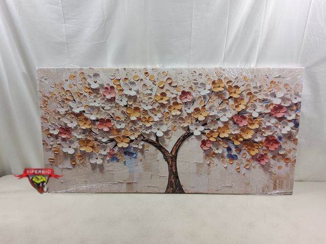 Lot 7-123722 - New! Canvas wall art. 46" X 23".