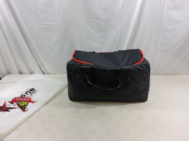 Lot 7-123530 - Krone Kalpasmos travel bag with 3 Adjustable Dividers, &amp; Shoulder Strap. 22.8" X 9.8" X 13"H.