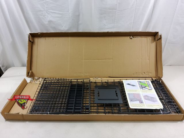 Lot 7-123679 - Metal live trap. 37" X 13-1/2" X 14-1/2"H.