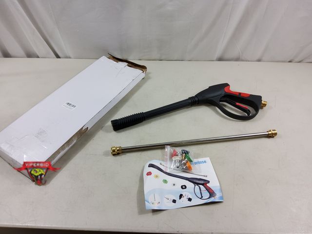 Lot 7-123336 - Sooprinse High Pressure Washer Gun Power Sprayer With 19 Inch Extension.
