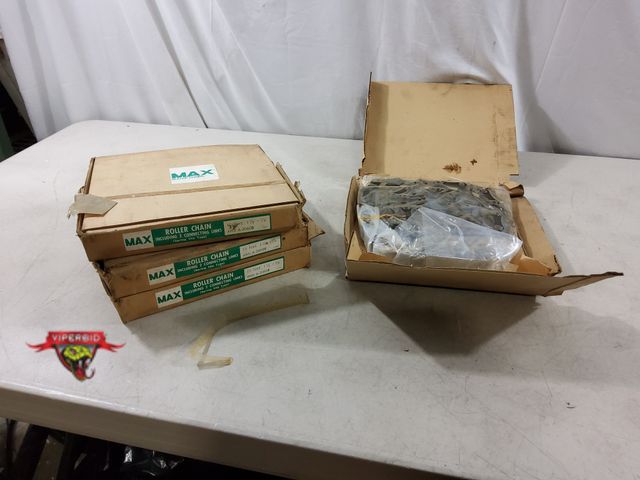 Lot 7-135793 - (4) Max ANSI A-2060R (10ft x 1-1/2" x 1/2") Roller Chain