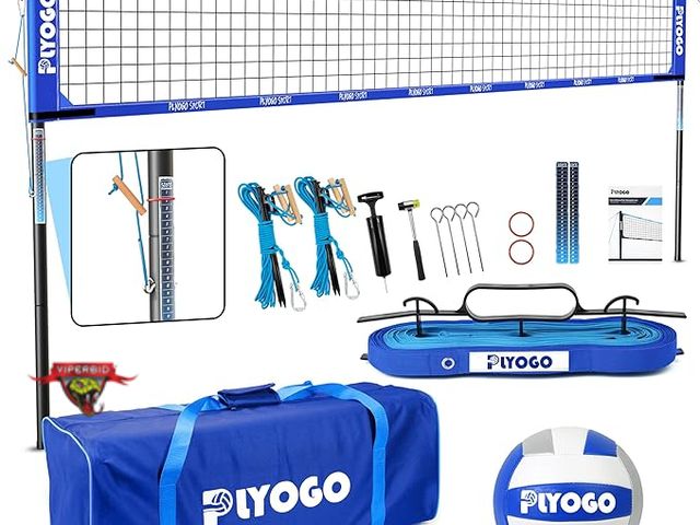 Lot 7-131159 - Looks like new! Plyogo volleyball net set