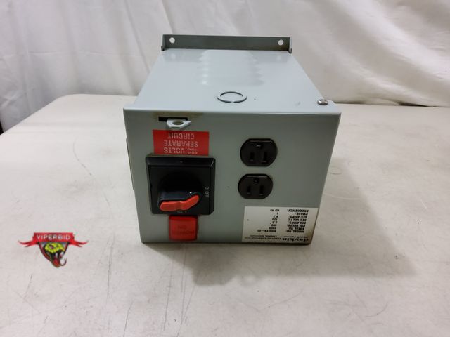 Lot 7-130076 - Daykin Electric 1PH Transformer. Part no. MDGTA-05.