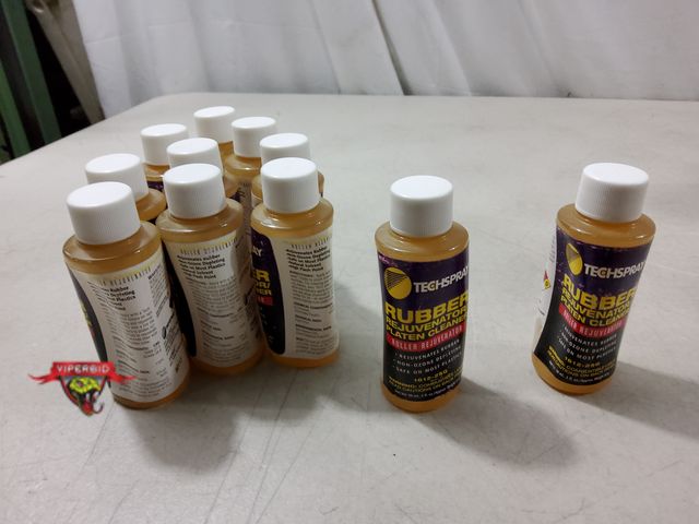 Lot 7-134161 - New old stock! (11) Bottles of TechSpray Rubber rejuvenator / platen cleaner. #1612-2SQ. 2 fl. oz. b...