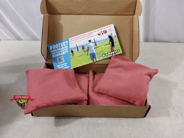 Lot 7-133478 - New! 4-Pack GoSport regulation cornhole beanbags. 6" X 6" X 1".