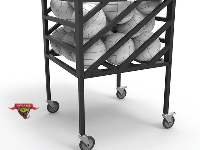 Lot 7-130870 - Retail value $153! Murray Sporting Goods Premium Portable Volleyball Cart. 4.5"D x 27.5"W x 4.5"H