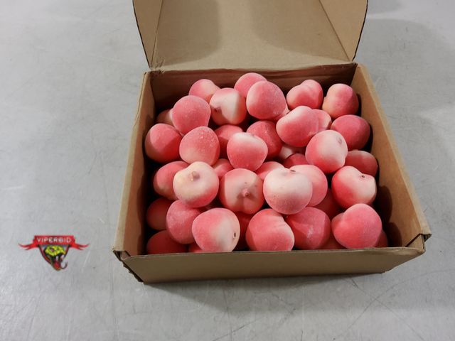 Lot 7-133494 - New! (60) AceOrbit 60 Pcs Mini Artificial Peach Decorations Foam. 1.38".