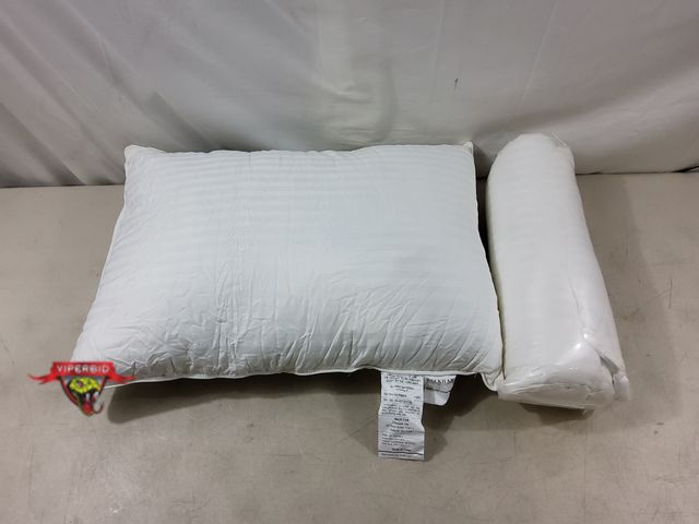 Lot 7-130668 - (2) Beckham Hotel Collection down alternative pillows. 20" X 28".