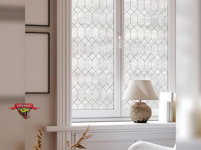 Lot 7-130308 - Retail $44. Artscape Ole English 36" X 72" Privacy Window film.