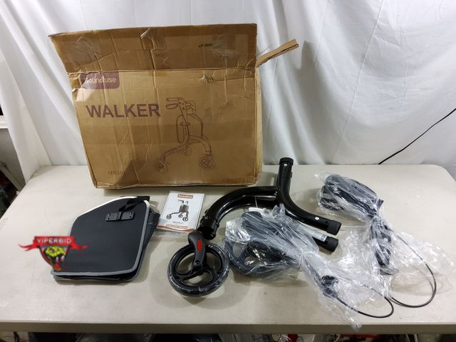 Lot 7-135005 - Soundfuse 3-Wheel Foldable Walker/Rollator.