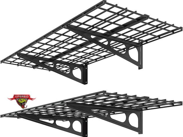 Lot 7-131234 - 2-Pack Fleximounts 2 ft. X 4 ft. Wall shelf,  #WR24B.
