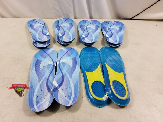 Lot 7-134129 - New! (6) Pairs of CVS memory gel insoles. Size: 8-13.
