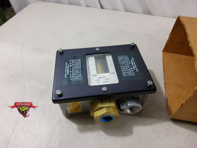 Lot 7-133673 - Hedland flow meter with electrical signal. Water flow rate gpm/lpm.