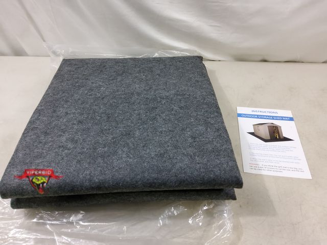 Lot 7-130054 - New! 8 ft. x 6 ft. Outdoor storage shed mat.