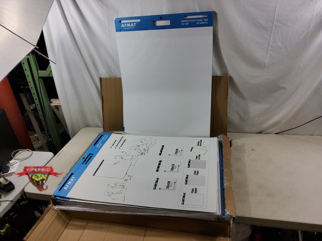 Lot 7-135885 - (8) Afmat stuper stick easel pads. 25" X 30". Approximately 30 sheets per pad.