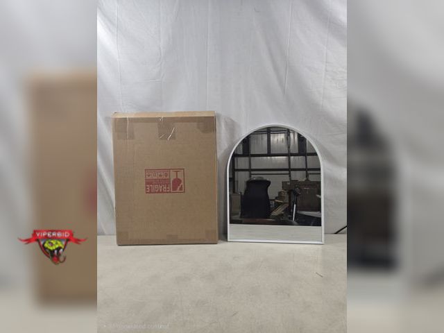 Lot 7-134195 - Arched framed wall mirror. 15-3/4" X 19-5/8".