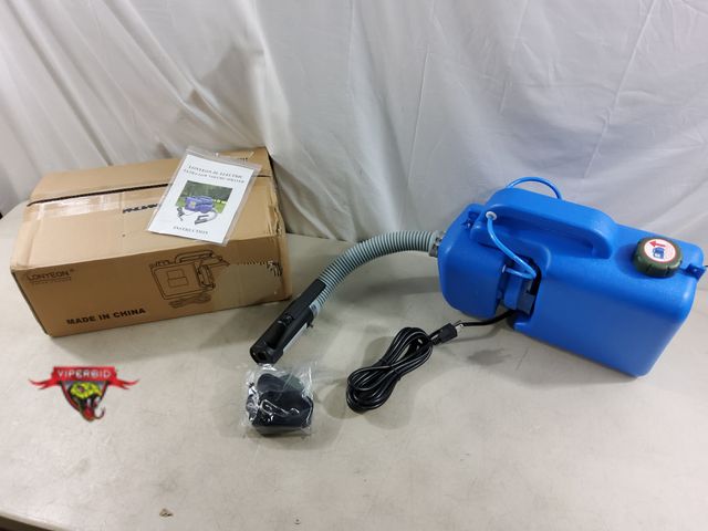 Lot 7-133547 - Lonyeon 8L Electric Fogger/ Low Volume Sprayer. Tested to power on.