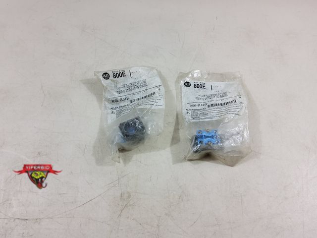 Lot 7-123370 - New! (2) Allen Bradley contact cartridge with latch. Cat. no. 800E-2LX11V.