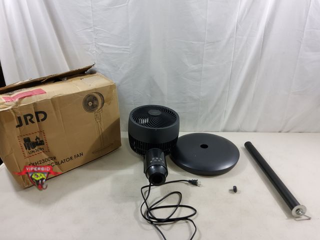 Lot 7-123677 - Air circulator fan on stand. Tested. No remote. Model FXH23002R.