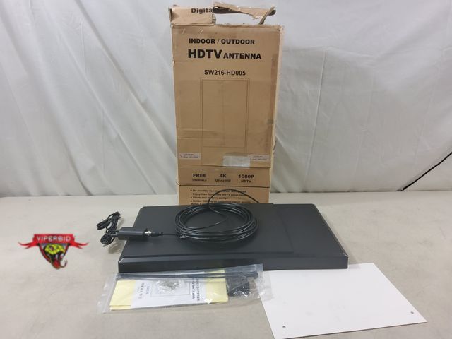 Lot 7-132479 - Indoor / Outdoor HDTV Antenna. Model SW216-HD005.