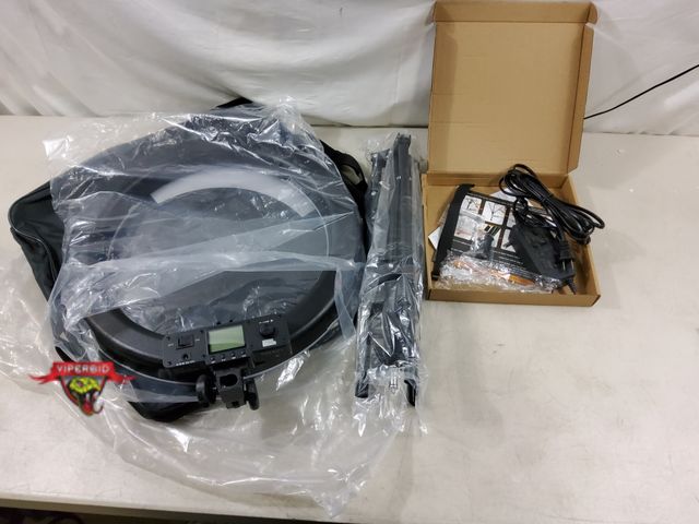 Lot 7-130727 - Ring light with stand.