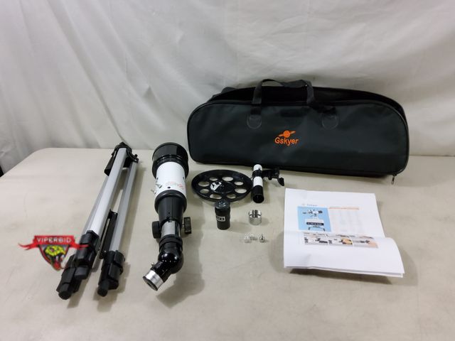 Lot 7-130049 - Gsyker telescope with tripod stand. Aperature: 70mm. Model 70700. Missing phone stand and mini remot...