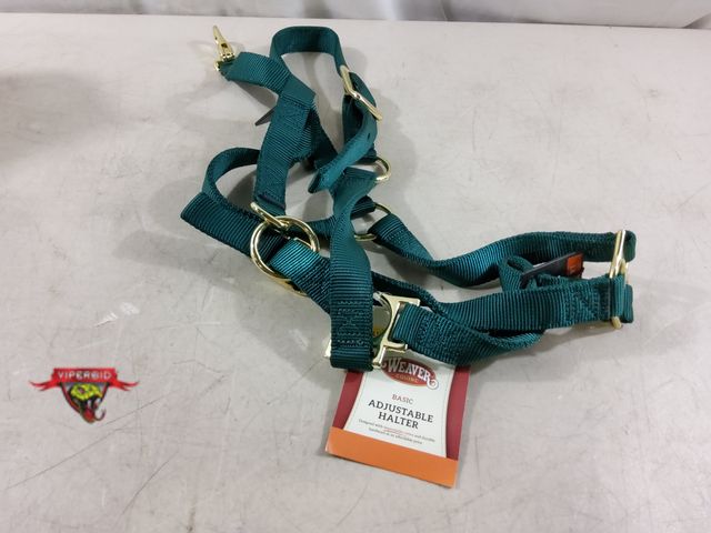 Lot 7-135598 - Weaver Equine basic adjustable halter for horses. Size: L.