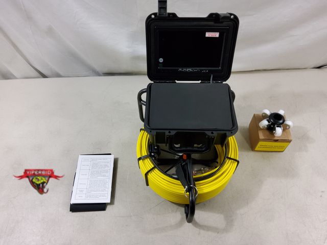 Lot 7-130458 - Retail value $350! FDGSAB Sewer Camera, 20/50m, 7" Screen Pipeline Inspection Camera Waterproof IP68...