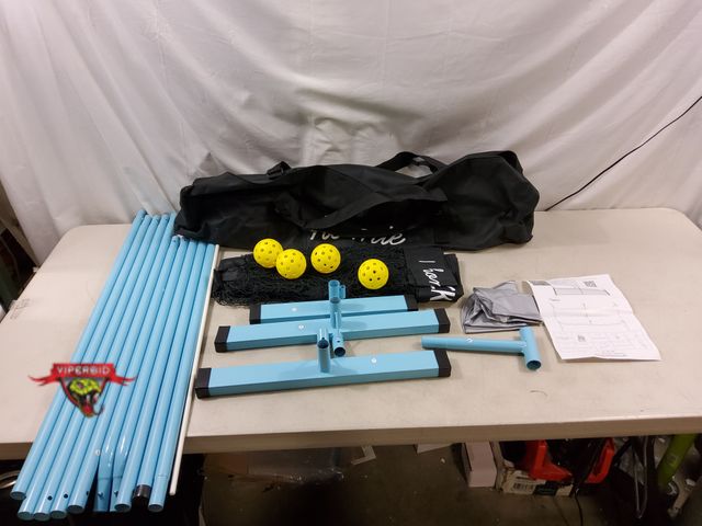 Lot 7-130901 - Homie 22 ft. Pickleball net set with (4) Balls and carrying bag.