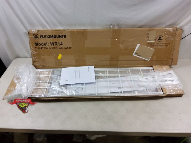 Lot 7-133270 - (2) Wire Shelves (48" x 12") with Mounting Hardware.