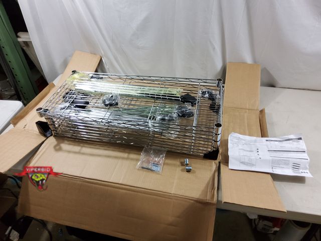 Lot 7-134867 - Wire Shelf with 5 Shelves. (20-1/4"W x 13-1/4D x 40"T)