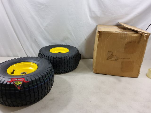 Lot 7-134502 - New! (2) Maxrollors 15 X 6.00 Tubless tires.