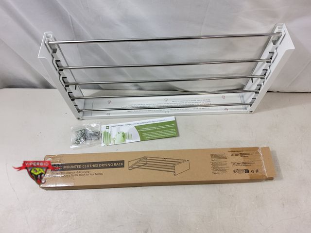Lot 7-131491 - 23-1/2" Wall mounted clothes drying rack.